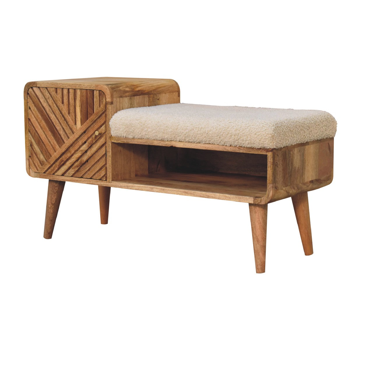 Inca bench with cupboard