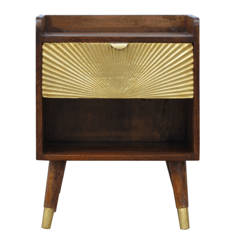 Marrakesch Nachtschrank, gold M