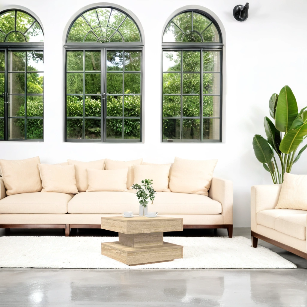 Oberia Couchtisch - 360-Grad Drehbar