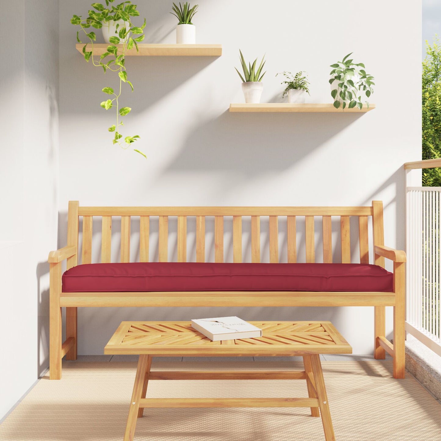 Outdoor Kissen Polyester Lounge-Kissen Rechteckig