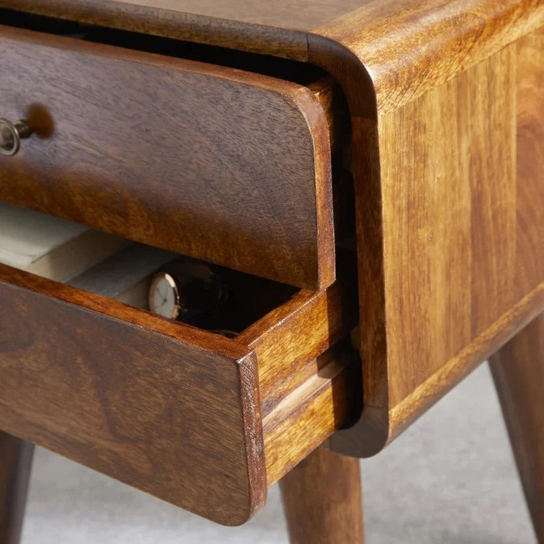 Ubud bedside table made of mango wood