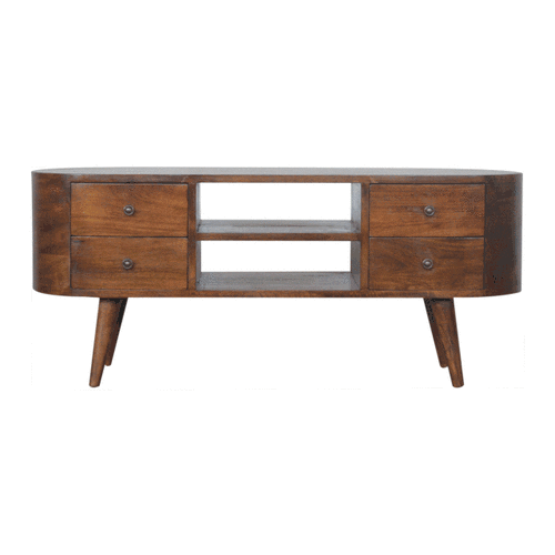 Candi Dasa TV Media Unit - Chestnut