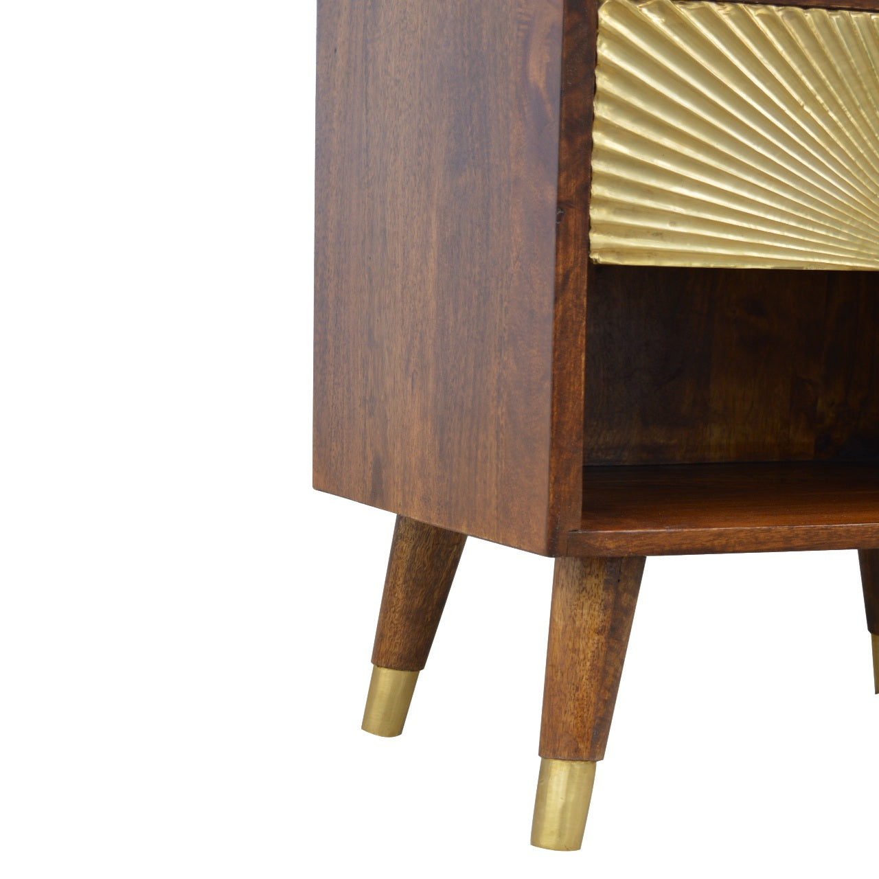 Marrakesch Nachtschrank, gold M