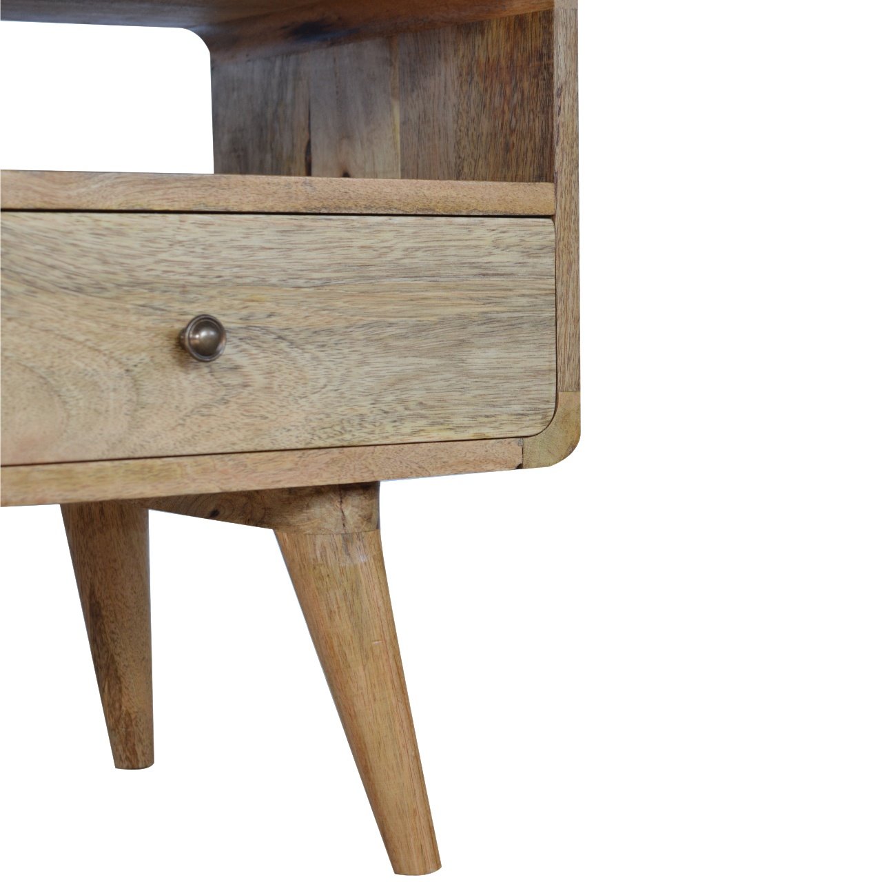 Zaragoza media unit - mango wood/oak