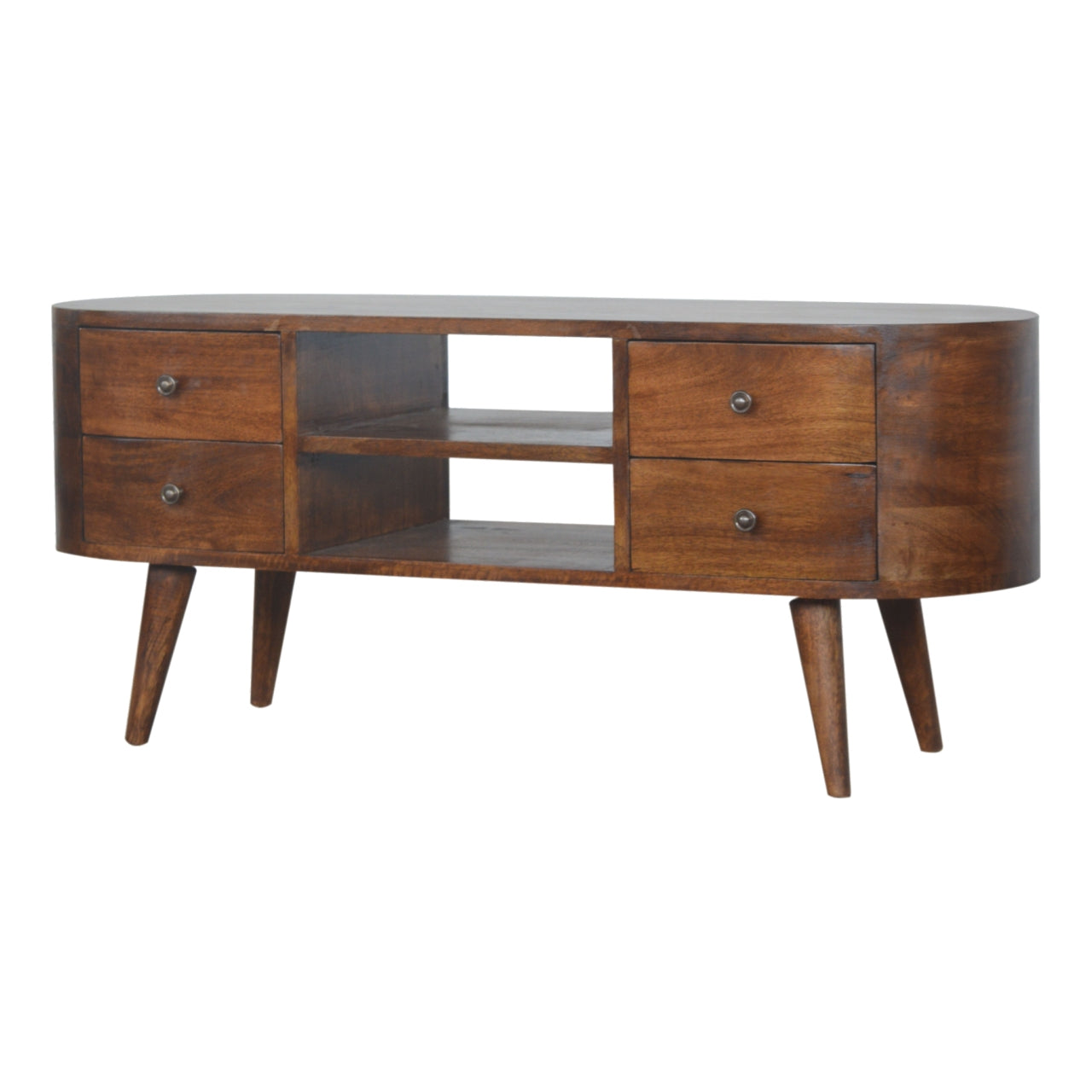 Candi Dasa TV Media Unit - Chestnut