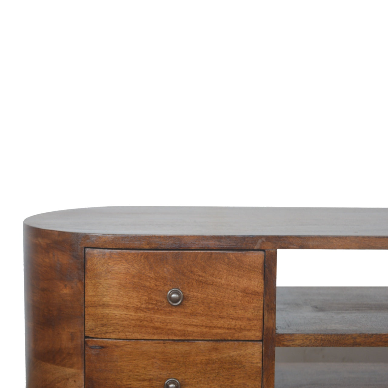 Candi Dasa TV Media Unit - Chestnut