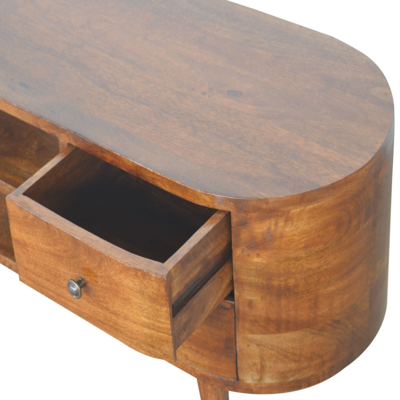 Candi Dasa TV Media Unit - Chestnut
