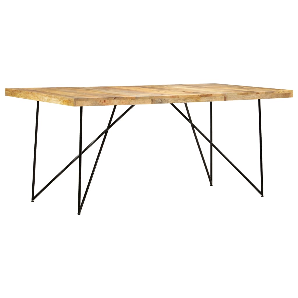 Esstisch 180×90×76 Cm Mango Massivholz