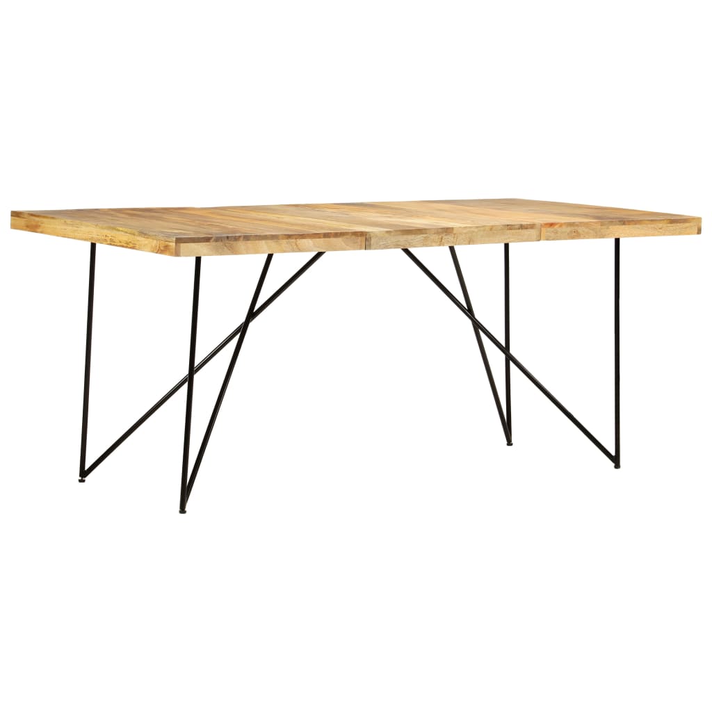 Esstisch 180×90×76 Cm Mango Massivholz