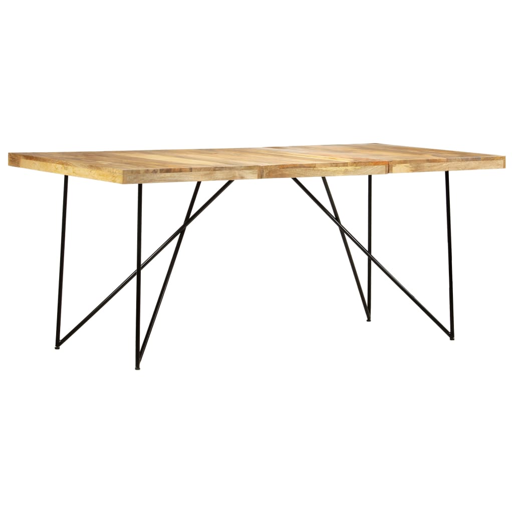 Esstisch 180×90×76 Cm Mango Massivholz