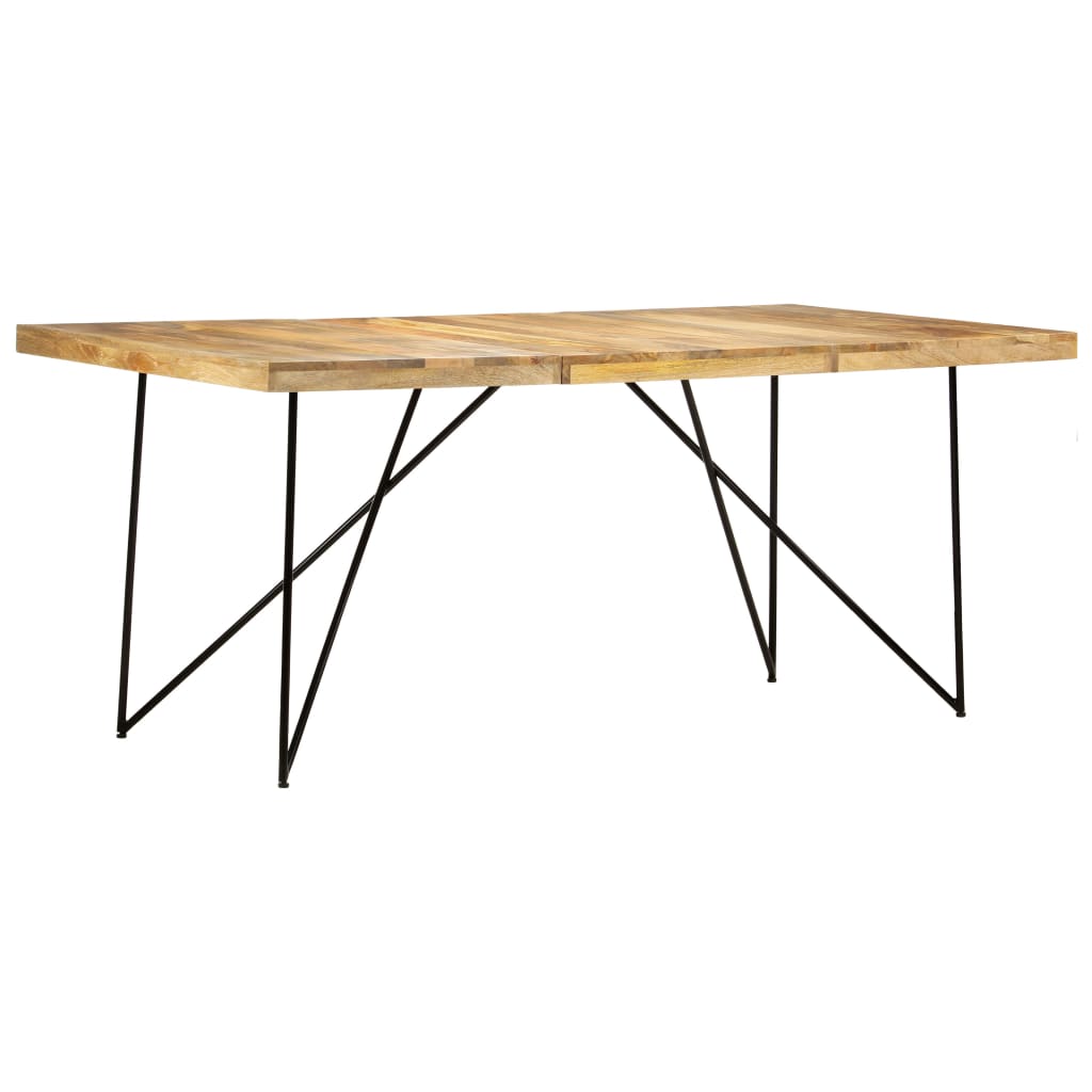 Esstisch 180×90×76 Cm Mango Massivholz