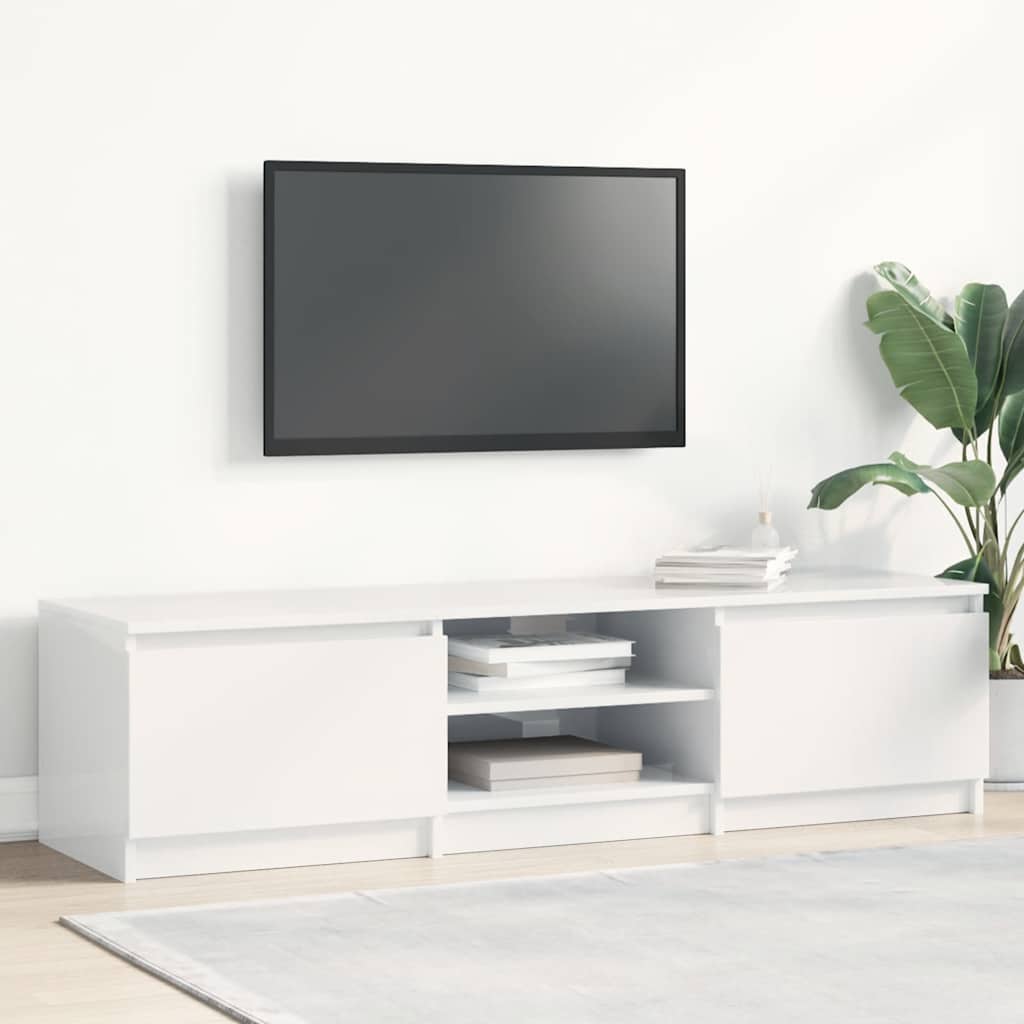 Tv-Schrank Schwarz Eichen-Optik 140X40X36 Cm Holzwerkstoff