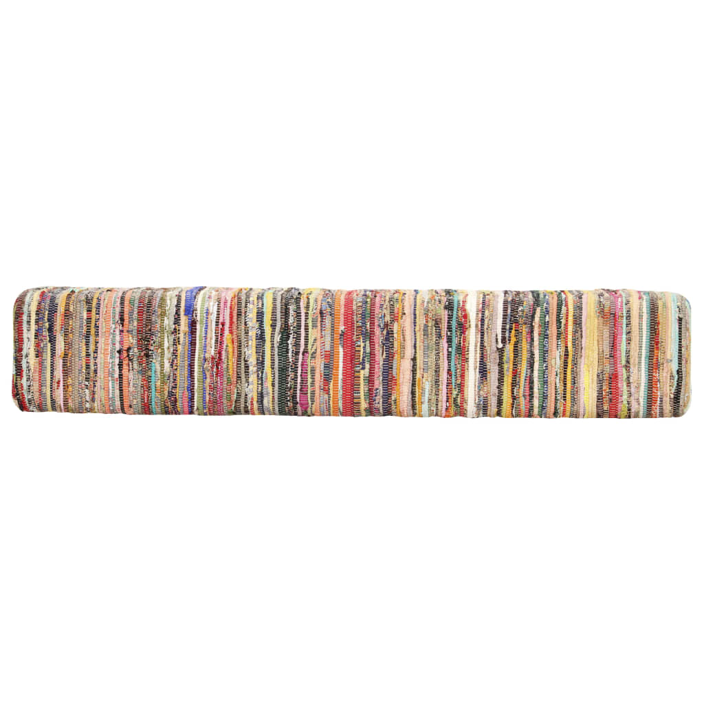 Bank 160 Cm Mehrfarbig Chindi-Stoff