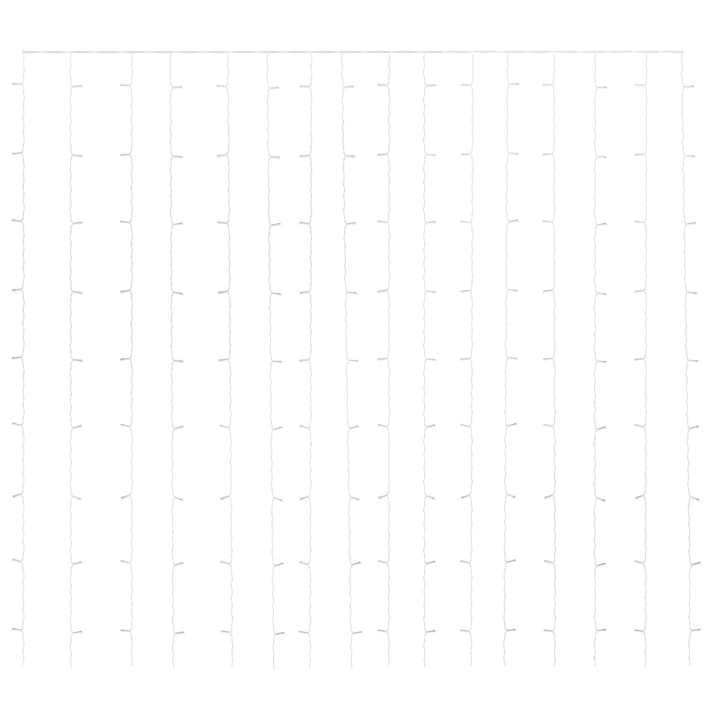 Led-Lichtervorhang 3X3 M 300 Led Bunt 8 Funktionen