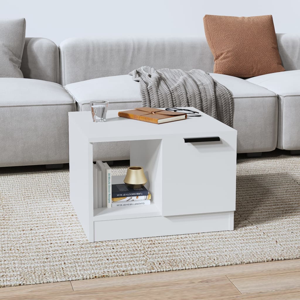 Couchtisch -Optik 50X50X36 Cm Holzwerkstoff