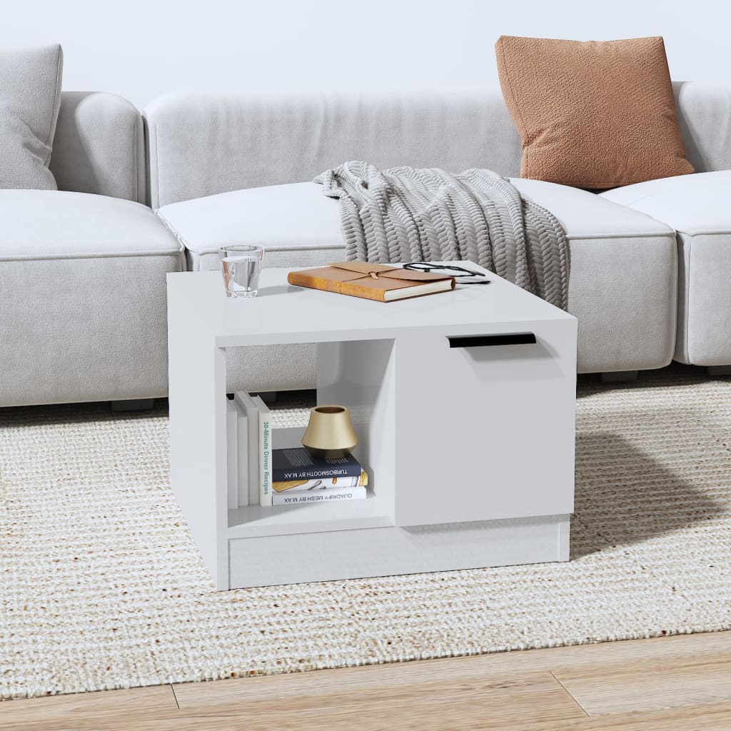 Couchtisch -Optik 50X50X36 Cm Holzwerkstoff