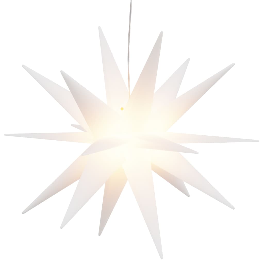 Led-Weihnachtsstern Faltbar Weiß