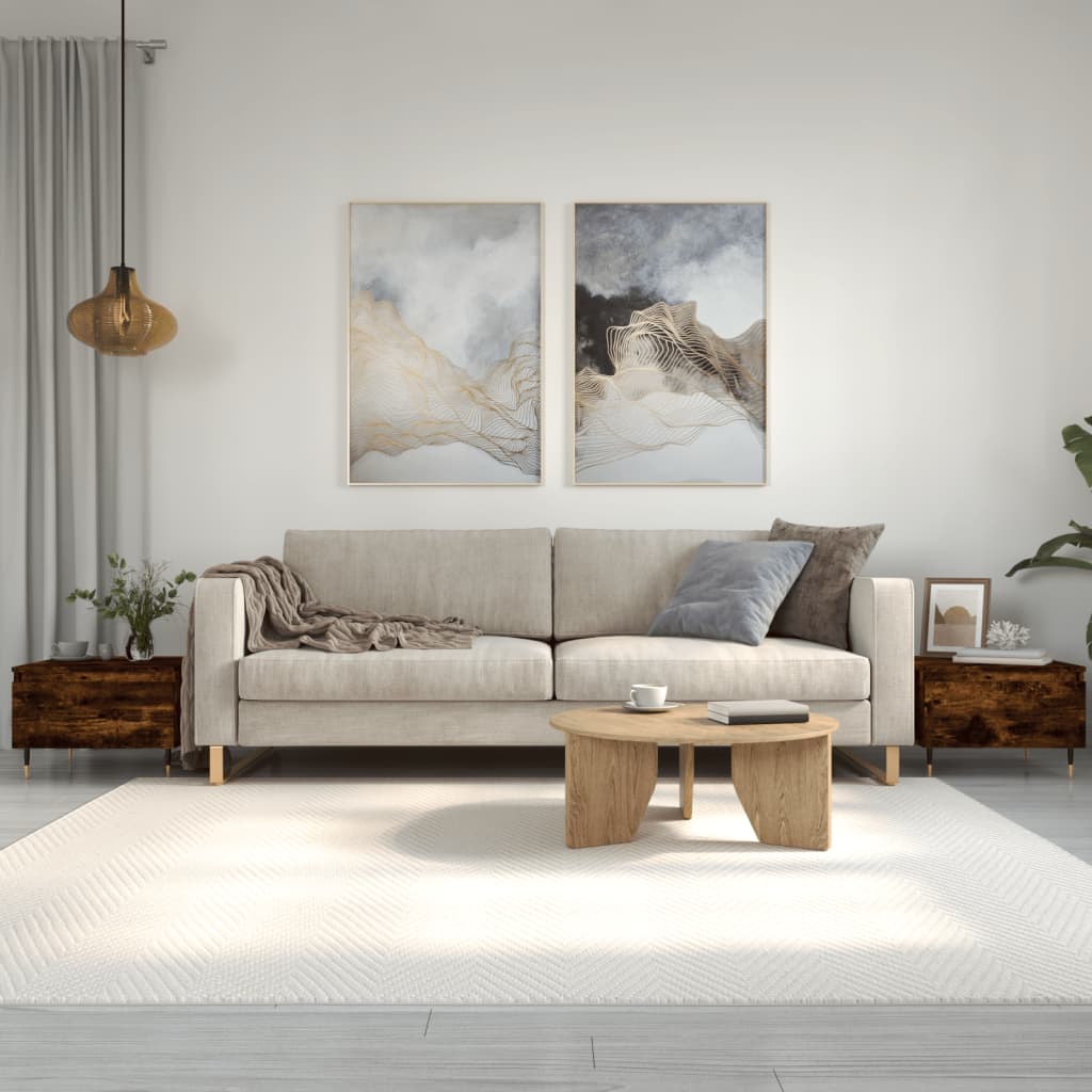 Couchtische 2 Stk. 50X46X35 Cm Holzwerkstoff