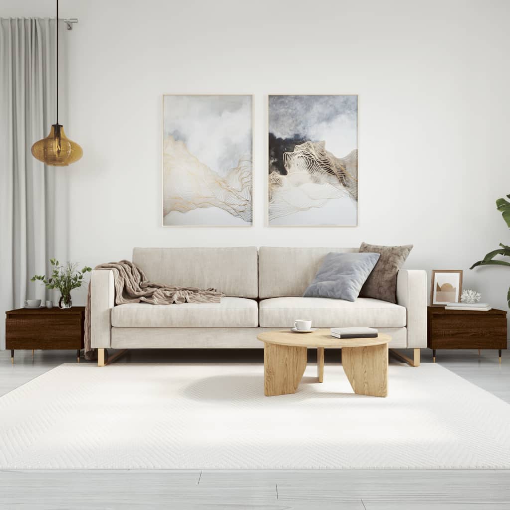 Couchtische 2 Stk. 50X46X35 Cm Holzwerkstoff