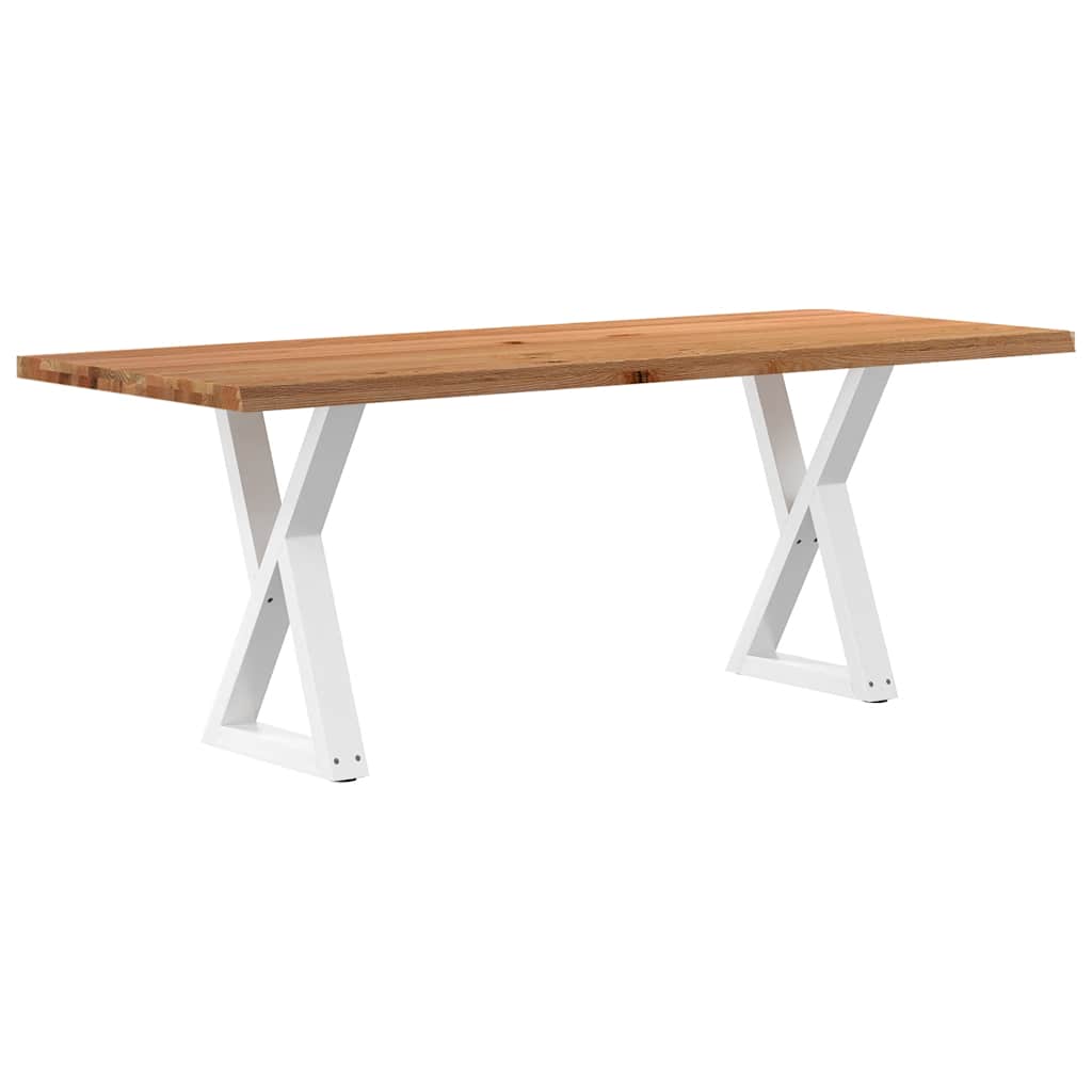 Esstisch Mit Baumkanten Massivholz Eiche
