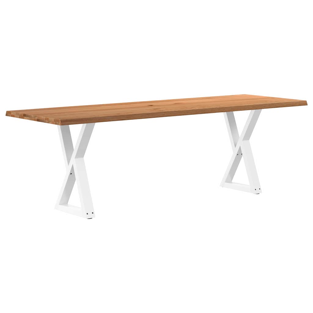 Esstisch Mit Baumkanten Massivholz Eiche