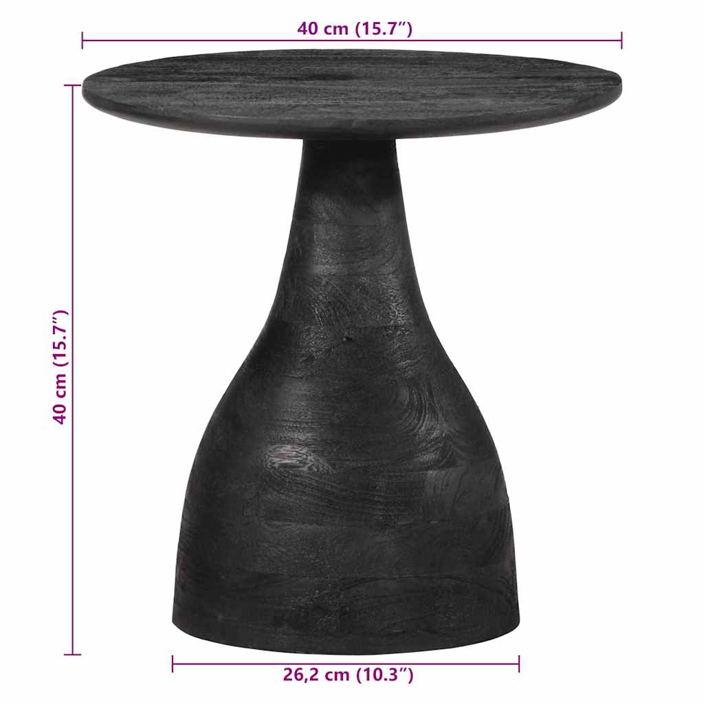 Beistelltisch Ø40X40 Cm Massivholz Mango