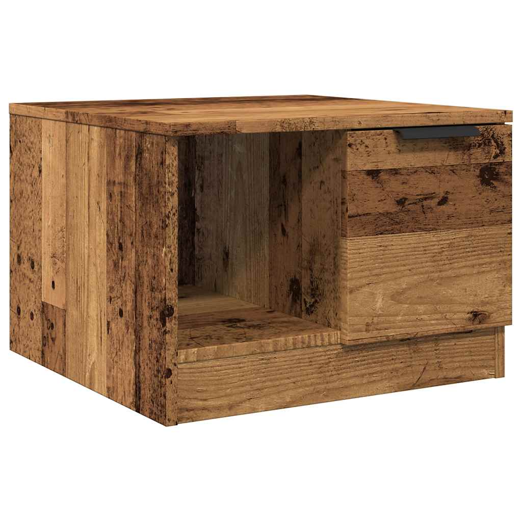 Couchtisch -Optik 50X50X36 Cm Holzwerkstoff