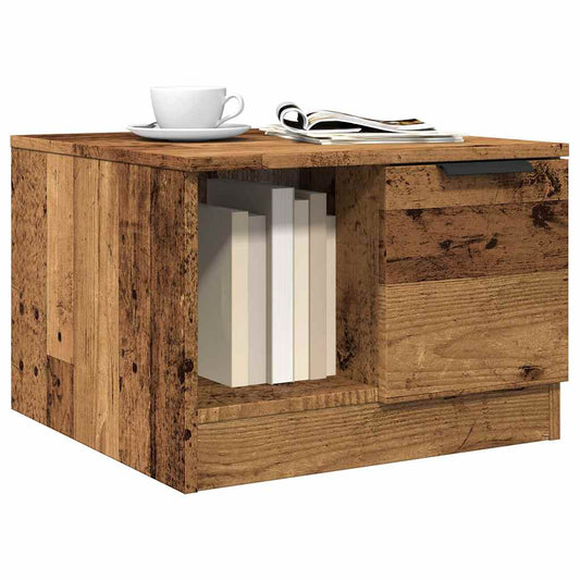 Couchtisch -Optik 50X50X36 Cm Holzwerkstoff