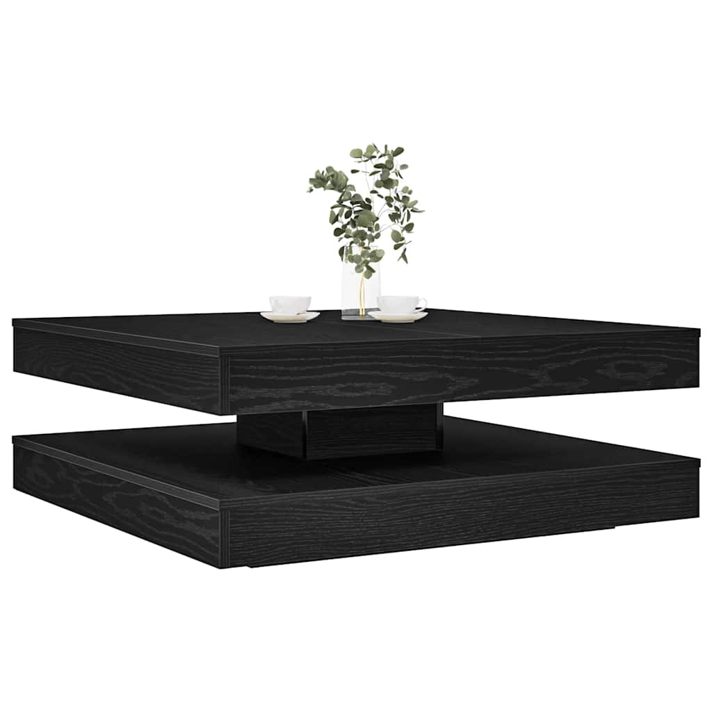 Couchtisch 360-Grad Drehbar 70X70X34,5 Cm