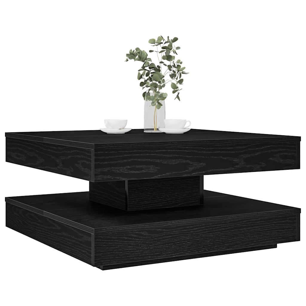Couchtisch 360-Grad Drehbar 70X70X34,5 Cm