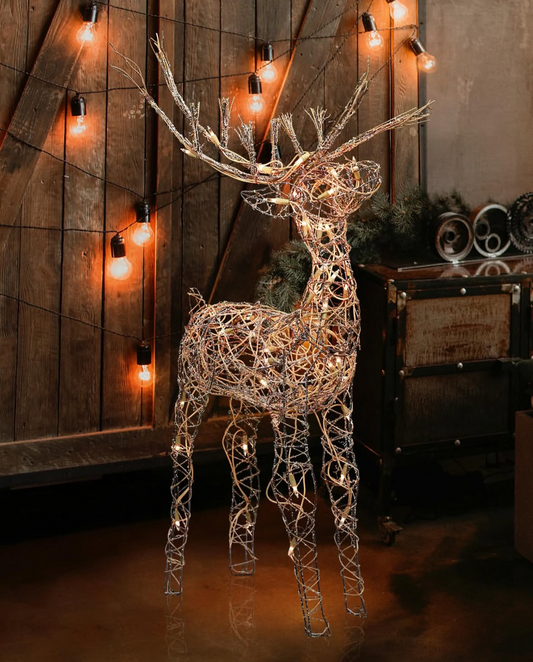 Led-Rentier - 140 Leds, verschiedene Leuchtmodi