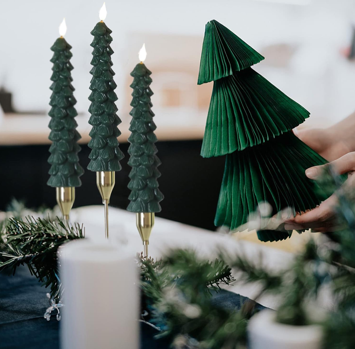 Christmas LED Echtwachskerzen - Limited Edition