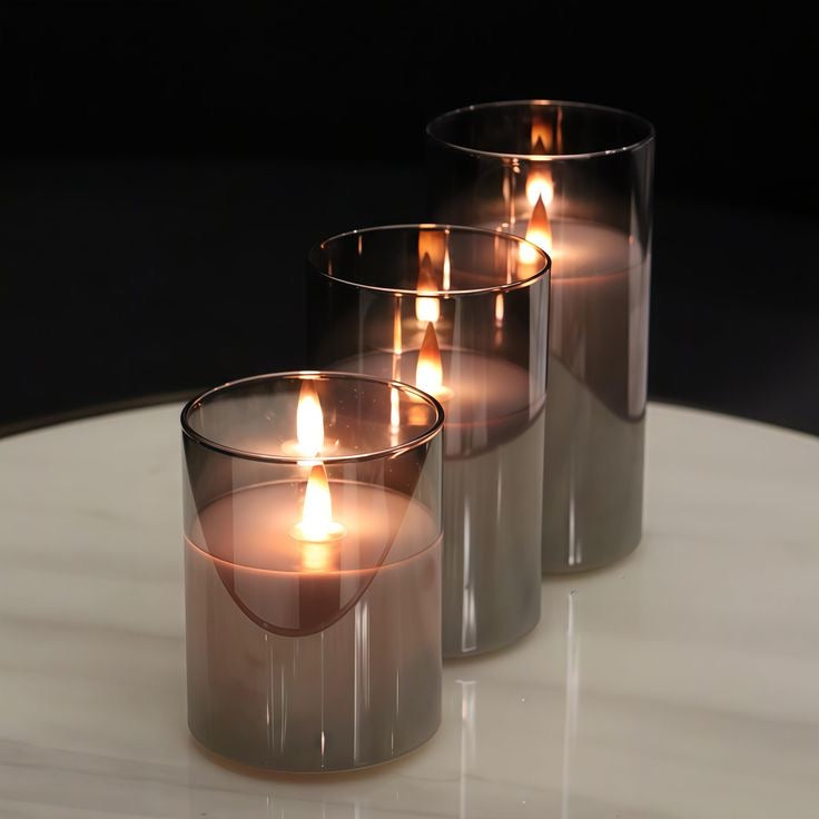 Trío de Luz - LED Kerzen im Glas