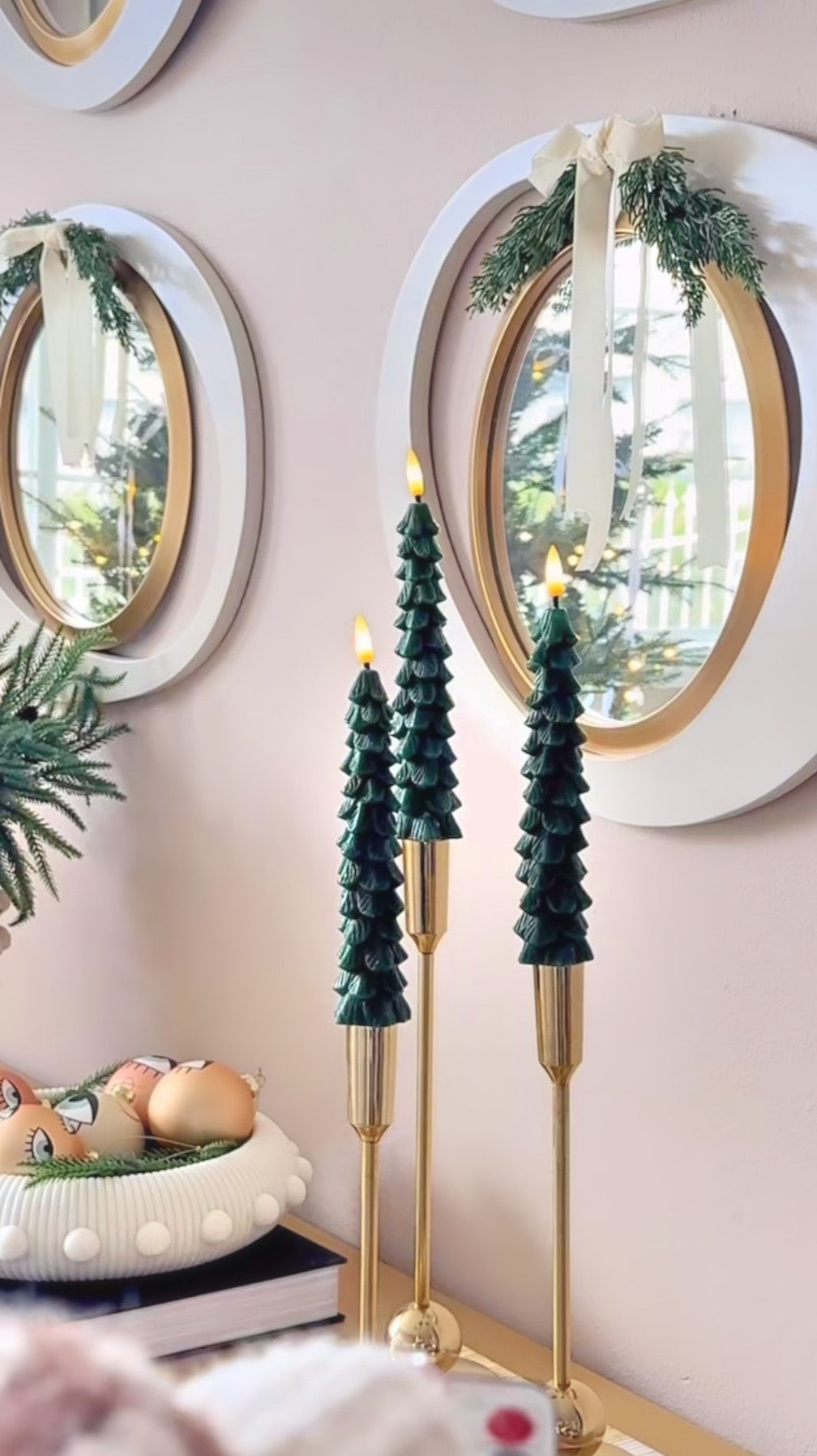 Christmas LED Echtwachskerzen - Limited Edition