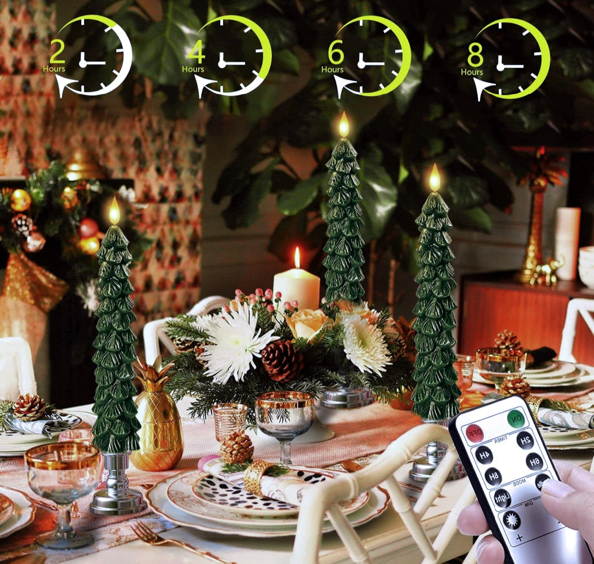 Christmas LED Echtwachskerzen - Limited Edition