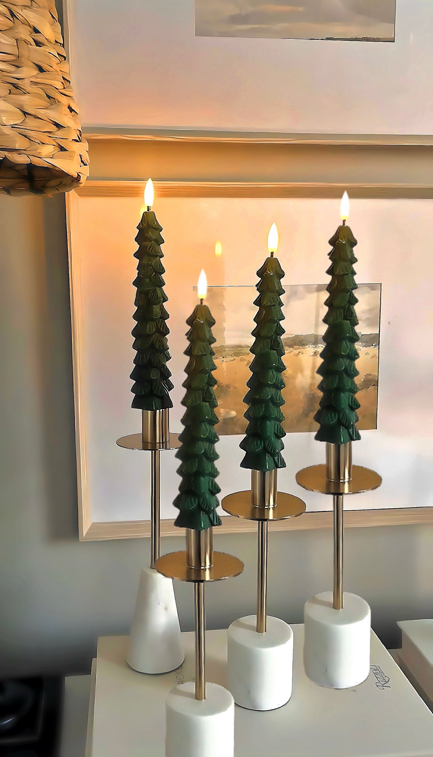 Christmas LED Echtwachskerzen - Limited Edition