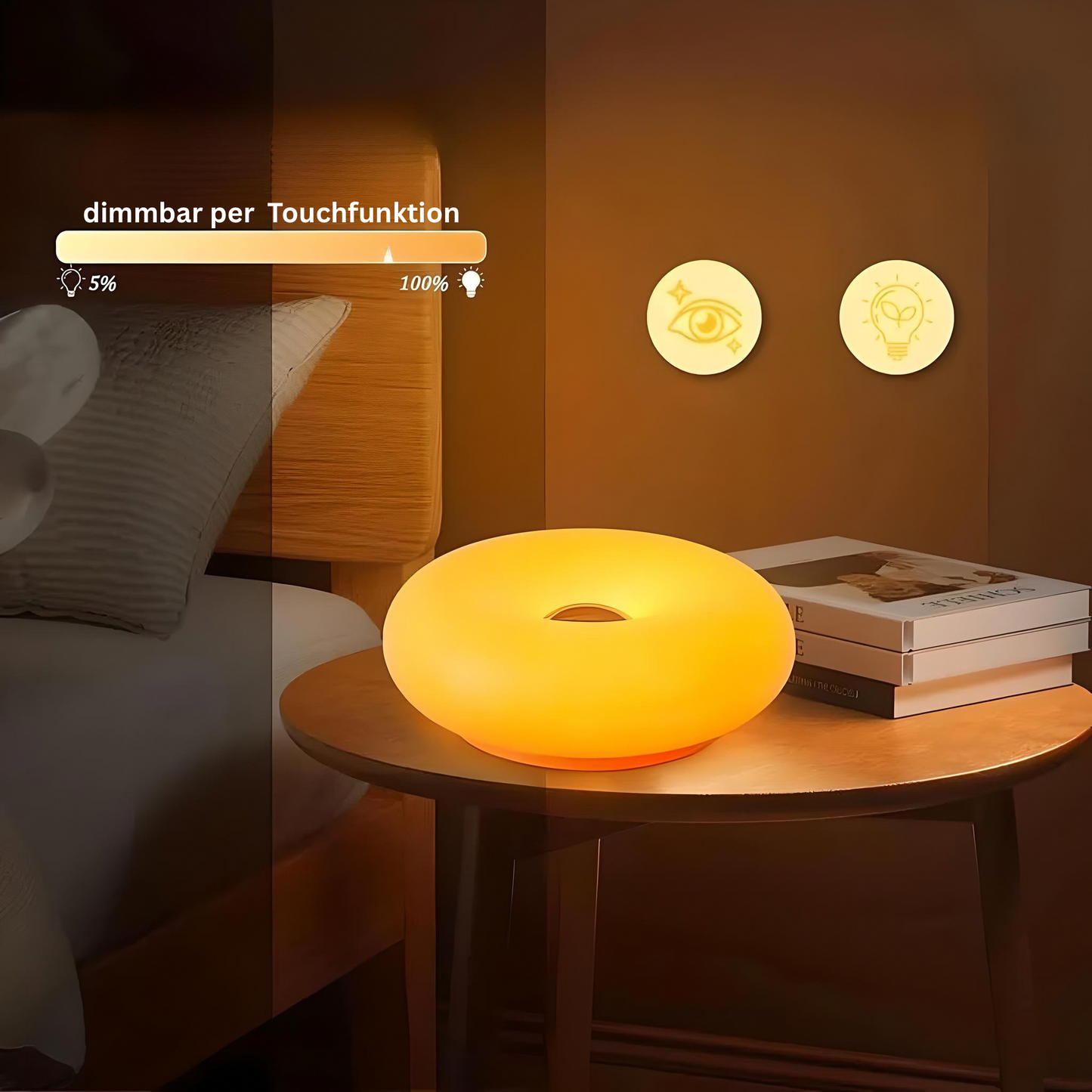 Rosquilla Retrolampe - Touchfunktion