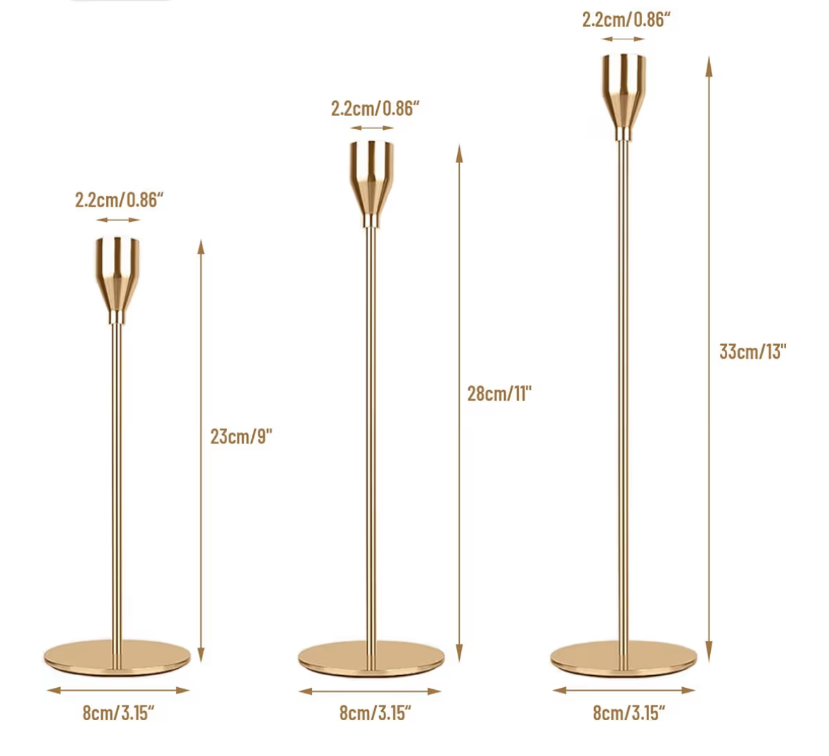 Golden Hour Kerzenständer