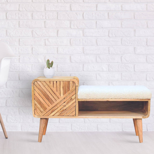 Inca bench with cupboard