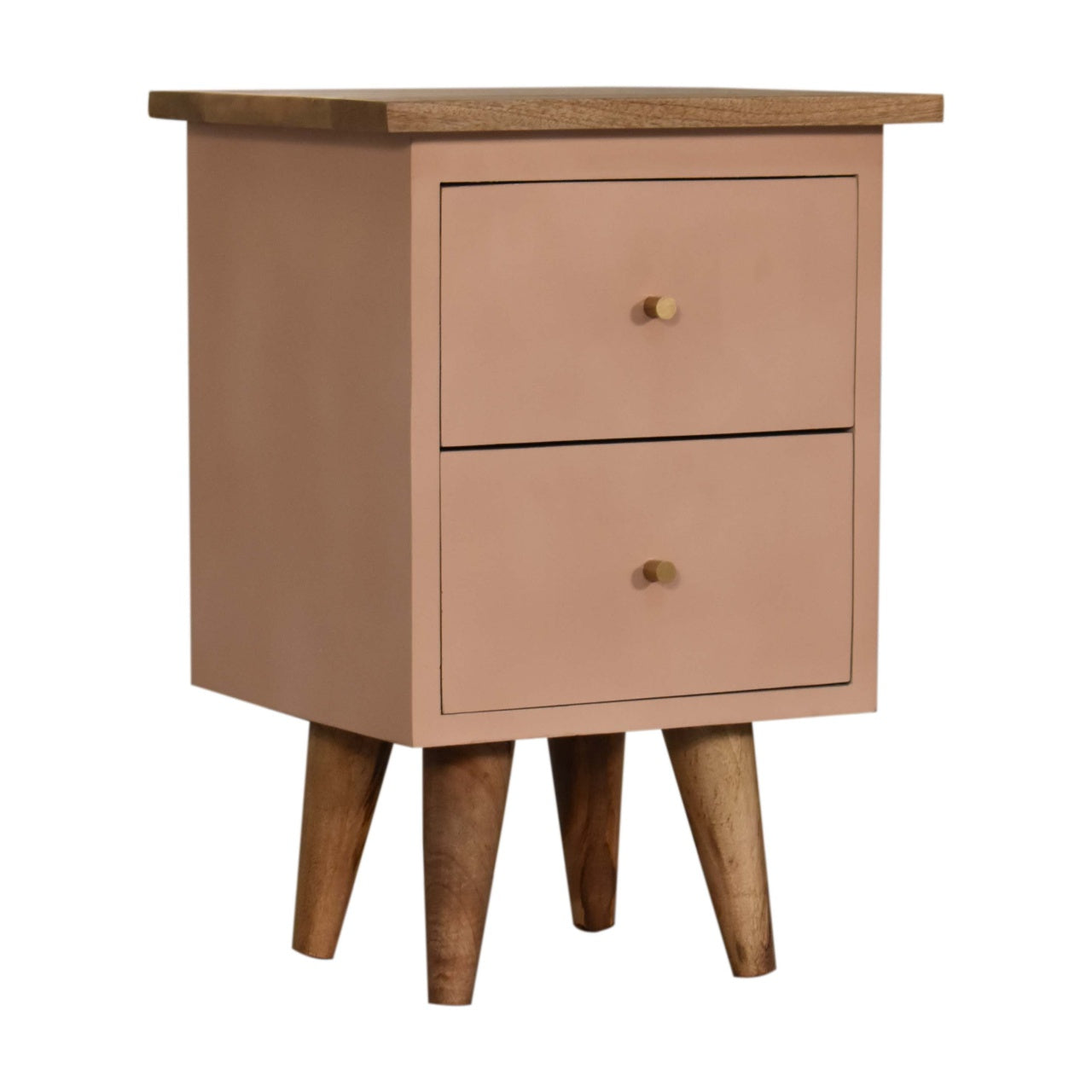 Roses bedside cabinet - mango wood
