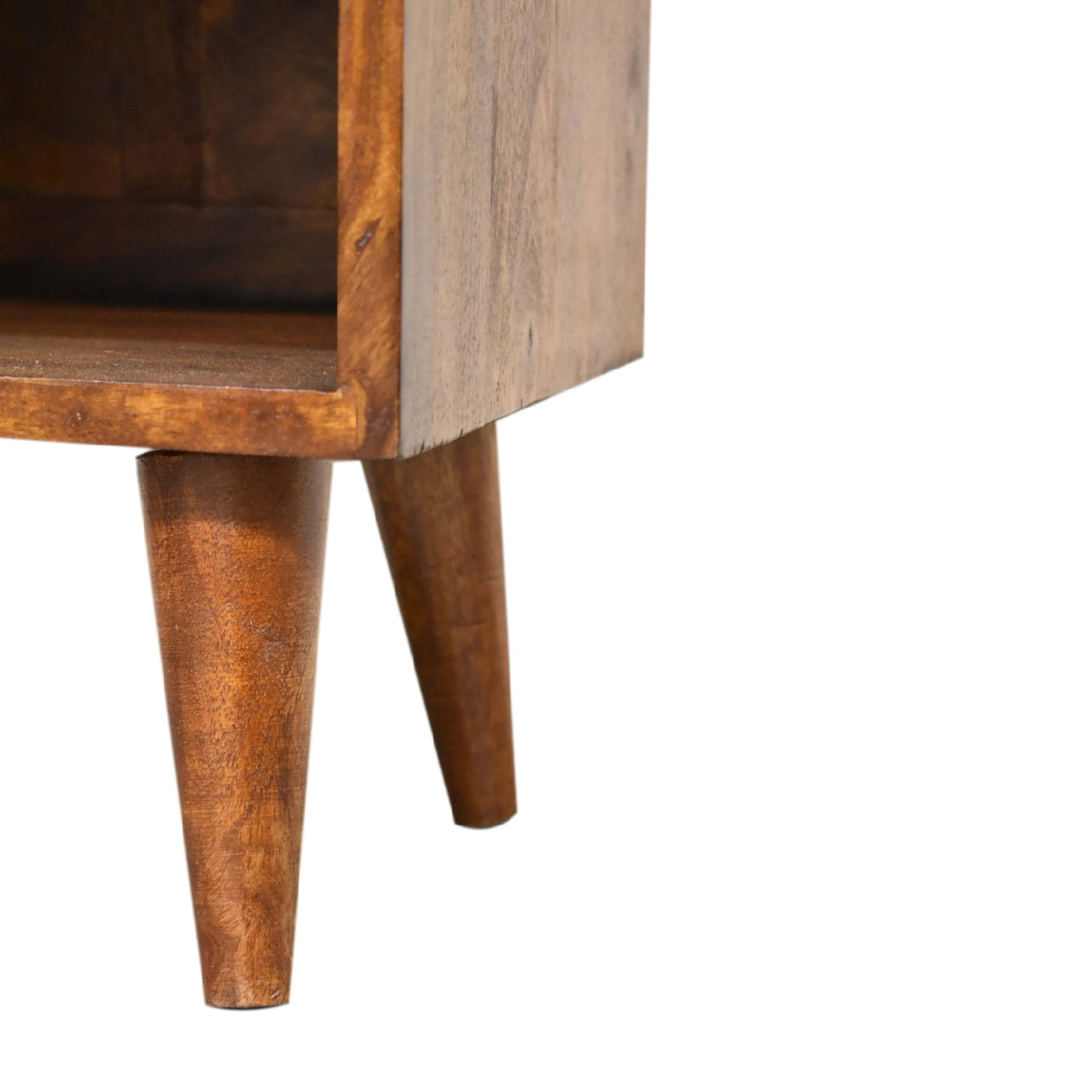 Marrakech bedside table gold - mango wood