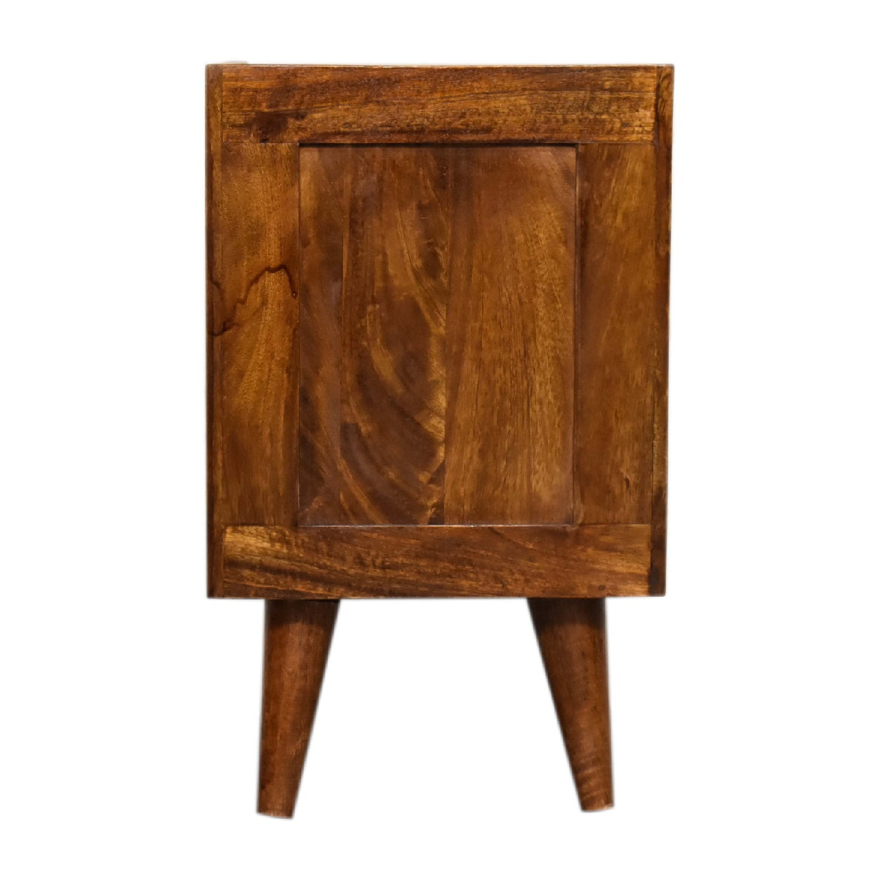 Marrakech bedside table gold - mango wood