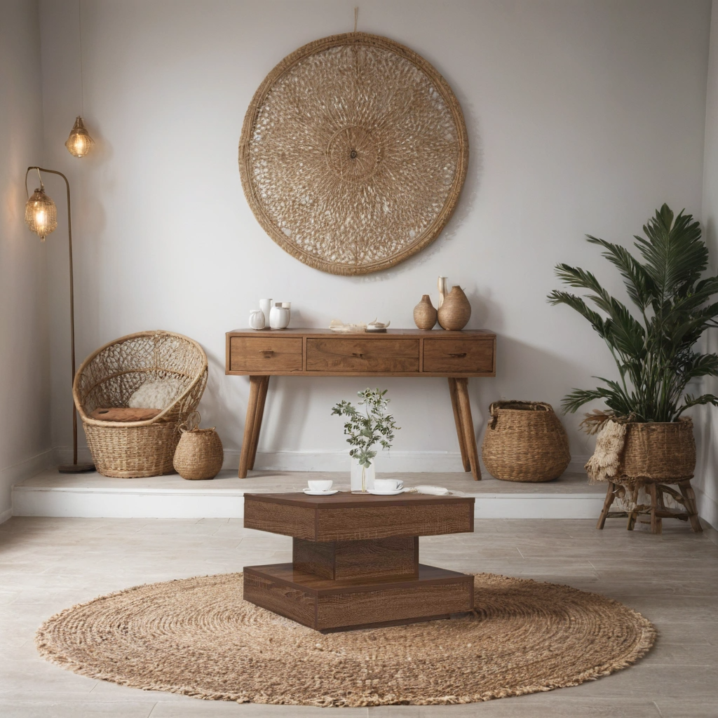 Oberia Couchtisch - 360-Grad Drehbar
