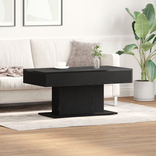 Couchtisch Schwarz Eiche 96X50X45 Cm Aus Holzwerkstoff