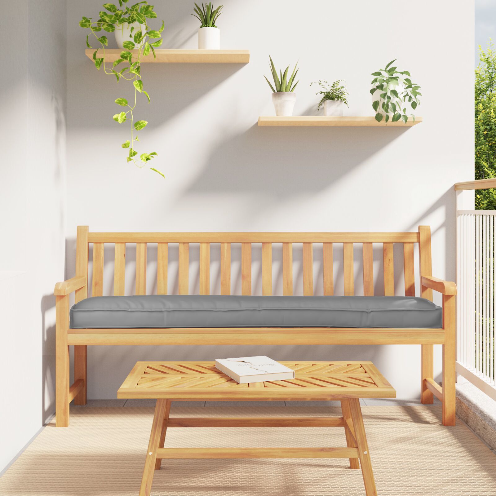 Outdoor Kissen Polyester Lounge-Kissen Rechteckig