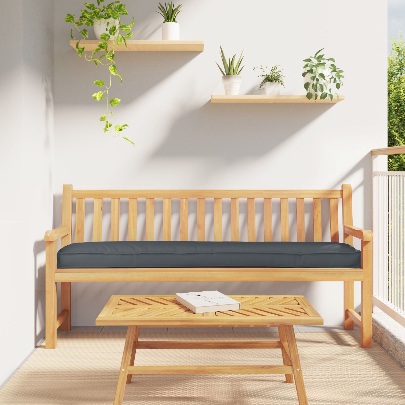 Outdoor Kissen Polyester Lounge-Kissen Rechteckig