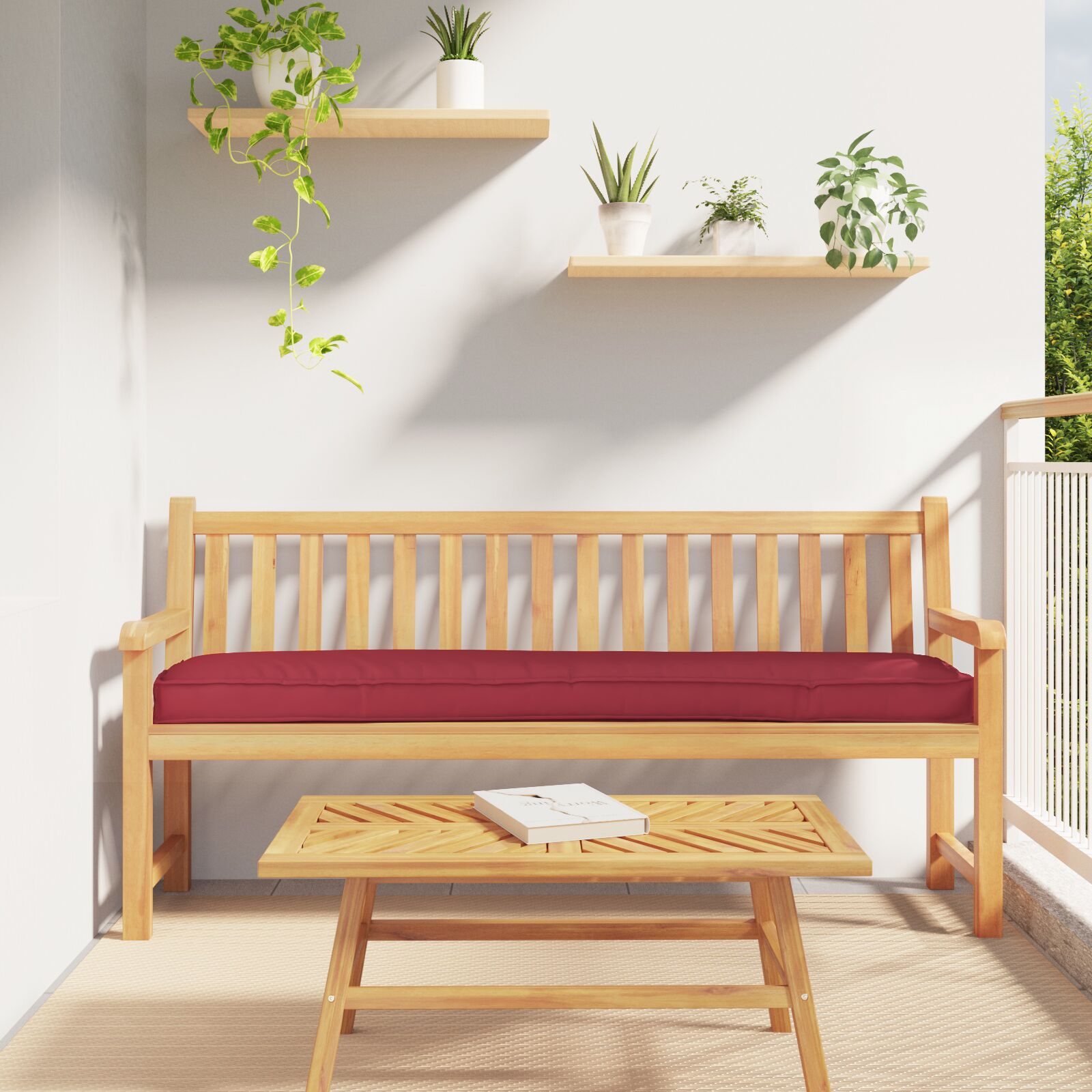 Outdoor Kissen Polyester Lounge-Kissen Rechteckig