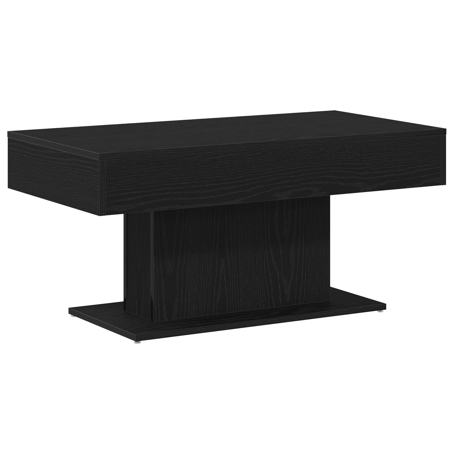 Couchtisch Schwarz Eiche 96X50X45 Cm Aus Holzwerkstoff
