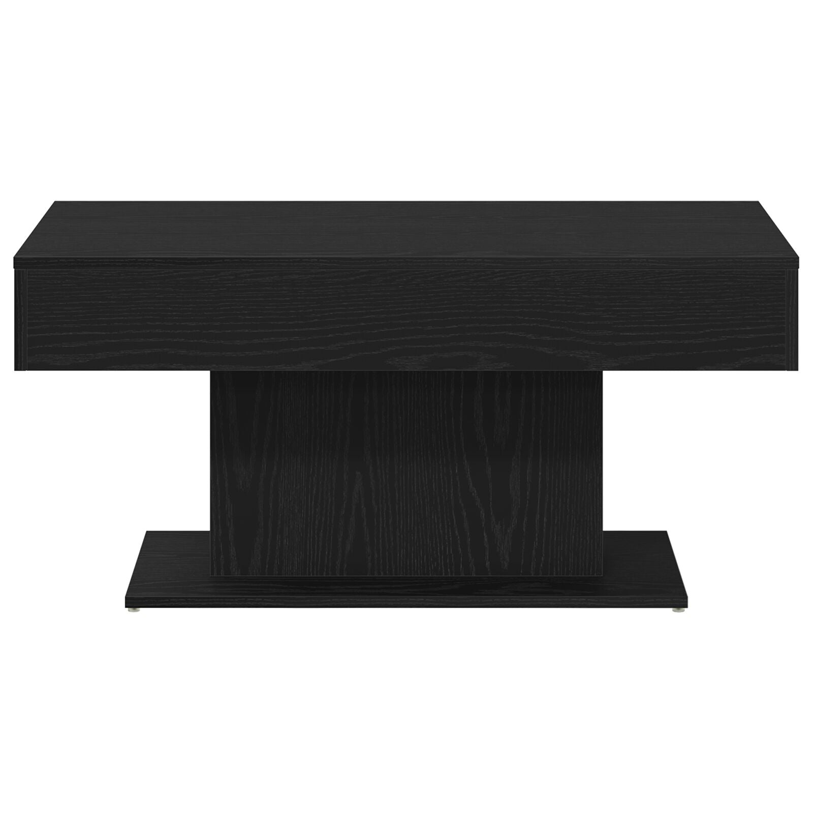 Couchtisch Schwarz Eiche 96X50X45 Cm Aus Holzwerkstoff