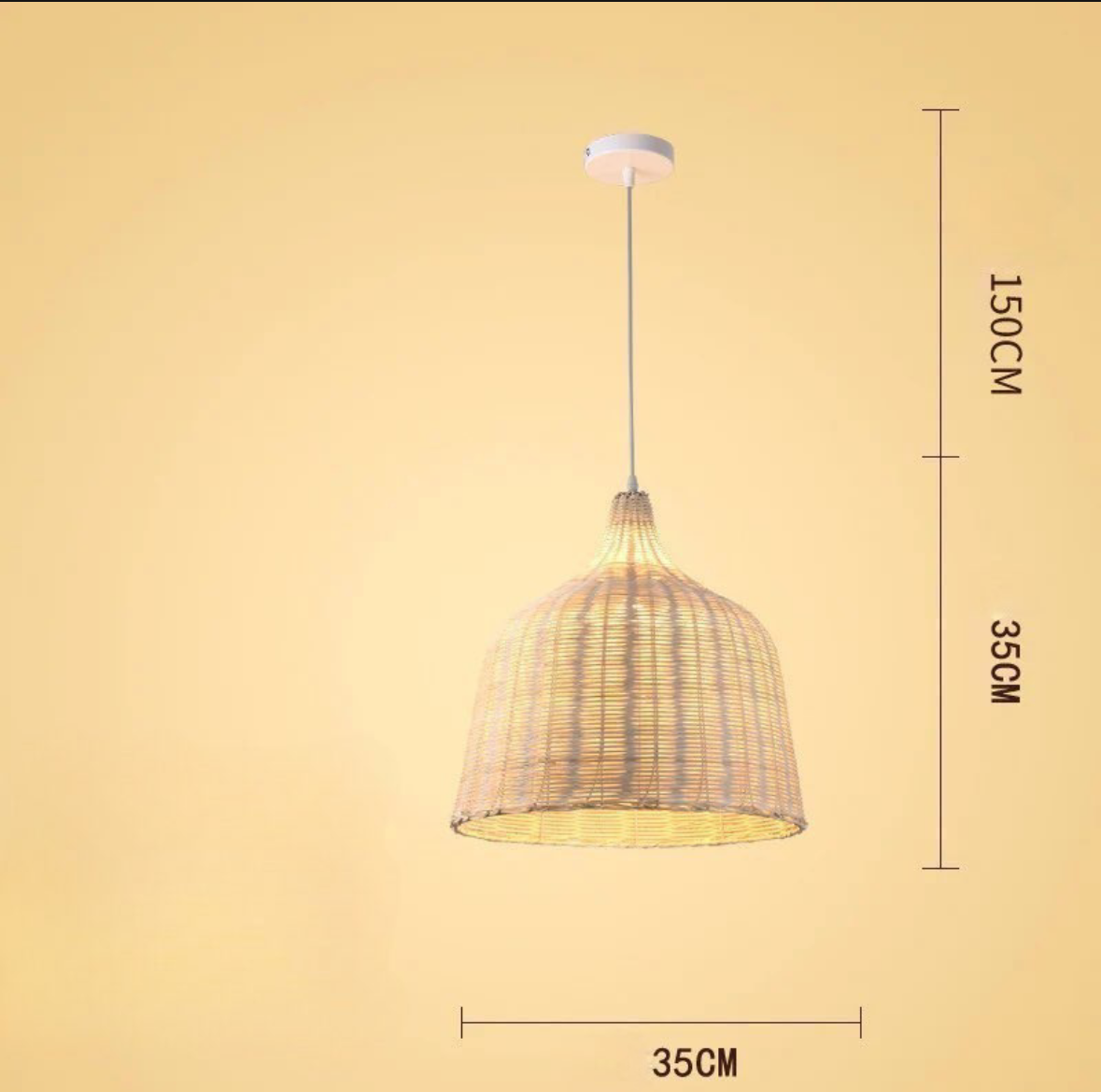 Canggu bamboo ceiling lamp